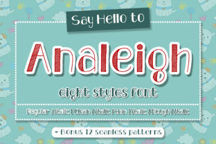 Analeigh Display Font for Elegant Handmade Creations