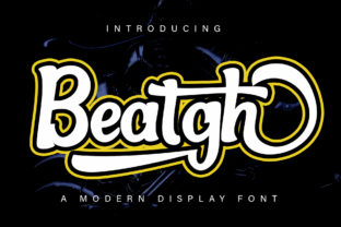 Beatgh Display Font for Modern Web Design
