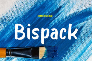 Bispack Font: A Display Typeface for Happy Branding