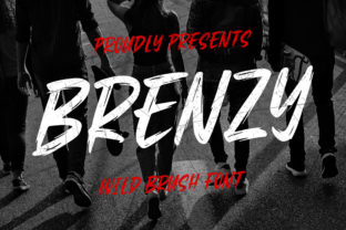 Brenzy Display Font in Brand Design Projects