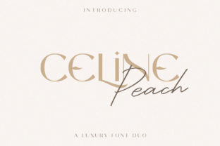 Celine Peach Display Fonts for Business Branding
