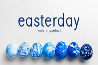 Easterday: A Modern Display Font for Elegance and Creativity