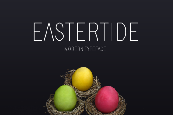 Eastertide Font: A Display Typeface for Editorial Elegance