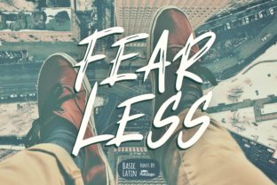 Fear Less Font: A Bold Typeface for Marketers and Designers