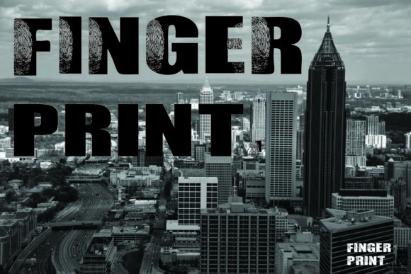 Finger Print Font for Stronger Campaign Headlines