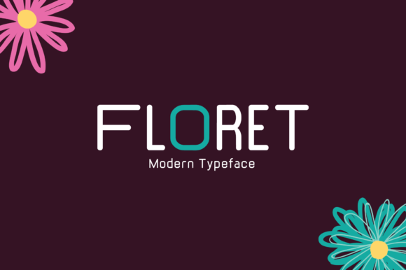 Floret Display Font for Modern Web and Print Design