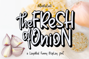 Fresh Onion Font for Bold Campaigns and Creative Design