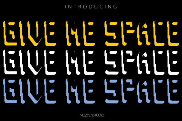 Give Me Space Font for Modern Editorial Design