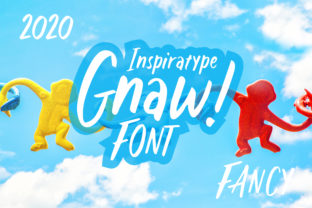 Gnaw: A Playful Display Font for Creative Content