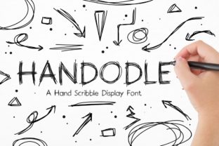 Handodle: A Modern Display Font for Editorial Elegance