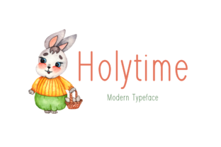 Holytime Display Font for Modern Web Design Projects