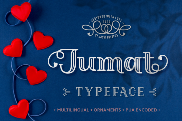 Jumat Display Font for Creative Projects