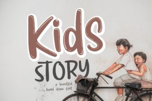 Kids Story Font for Elegant Branding and Display Projects