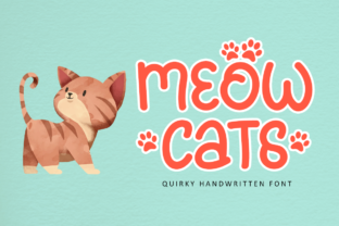Meowcats Font: A Display Typeface for Creative Makers