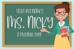 Mr. Nicky Font for Friendly and Unique Editorial Design