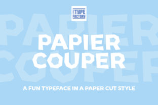 Papier Couper Font: A Standout Display Typeface for Digital Projects