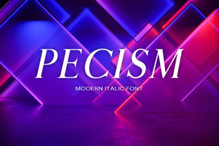 Pecism Font: A Modern Serif for Digital Branding and Web Design