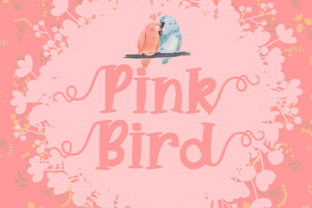 Pink Bird Display Font Review and Download