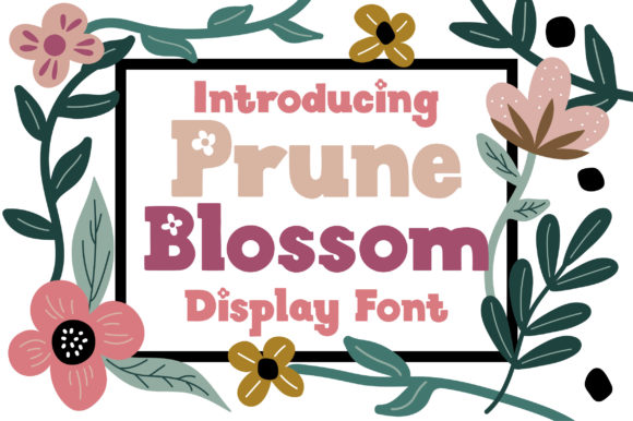 Prune Blossom Font Review and Free Download