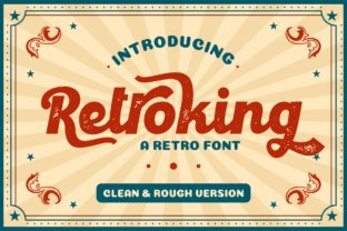 Retroking Font: A Bold and Sophisticated Display Typeface