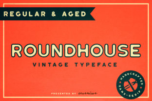 Roundhouse Font: A Warm Display Typeface for Editorial Projects