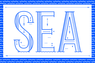 Sea Font: A Display Typeface for Captivating Campaigns